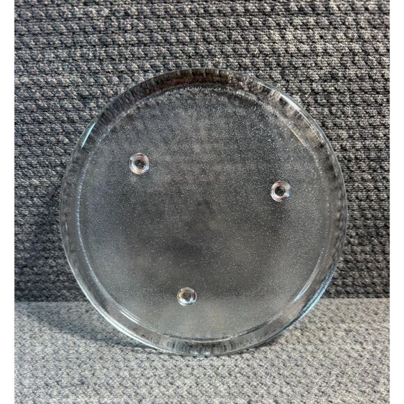 8" Frosted Textured Candle Plate For Pillar Candles - Picture 3 of 6